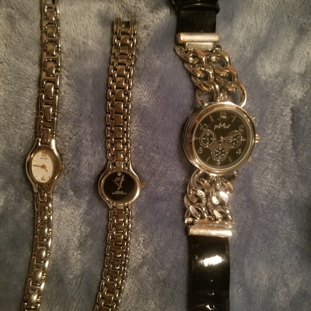 Vintage Parklane bracelet Watch and two other watches